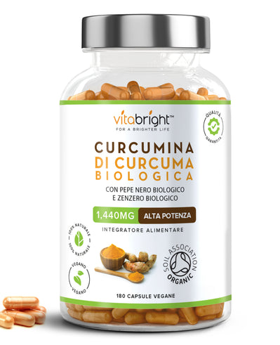 Curcuma con curcumina (180 capsule)