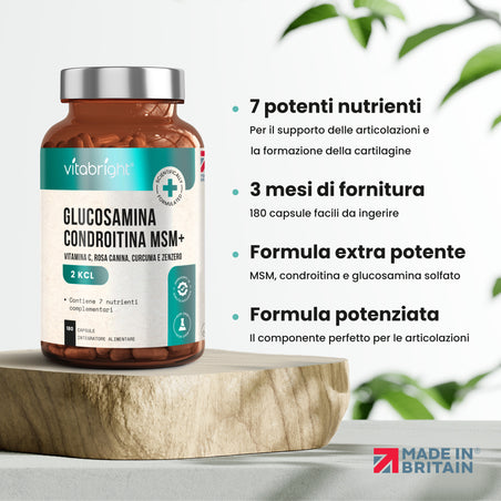 Glucosamina Condroitina e MSM